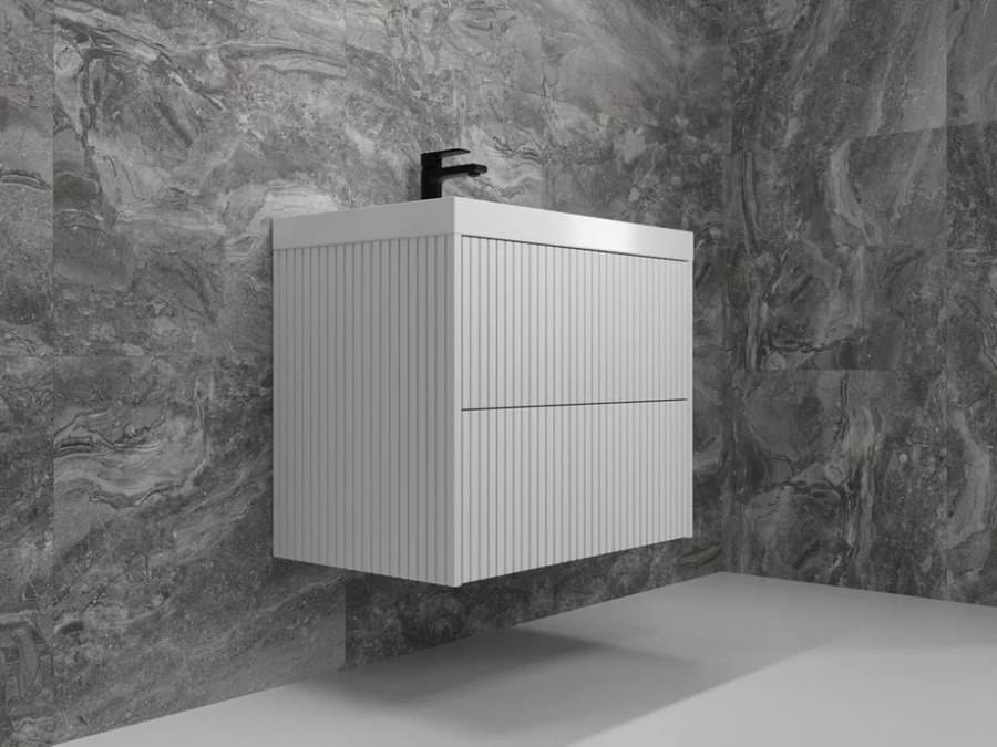 Тумба с раковиной подвесная Style Line Стокгольм 70 умывальник Andrea Classic 700 белый рифленый софт ЛС-00002313 в 100Kran: Широкий выбор и доступные цены.