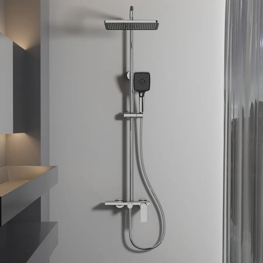 Душевая система FAUCET DREISER RH-Z6001-CP хром в 100Kran: Широкий выбор и доступные цены.