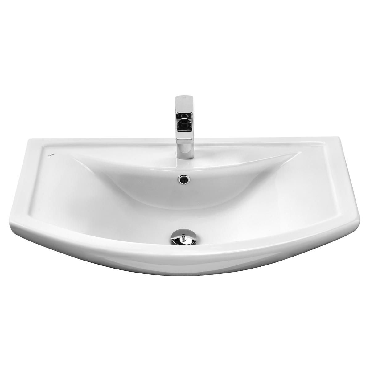 Раковина мебельная Santek Балтика 80 см белая 1.WH50.1.524 в 100Kran: Широкий выбор и доступные цены.