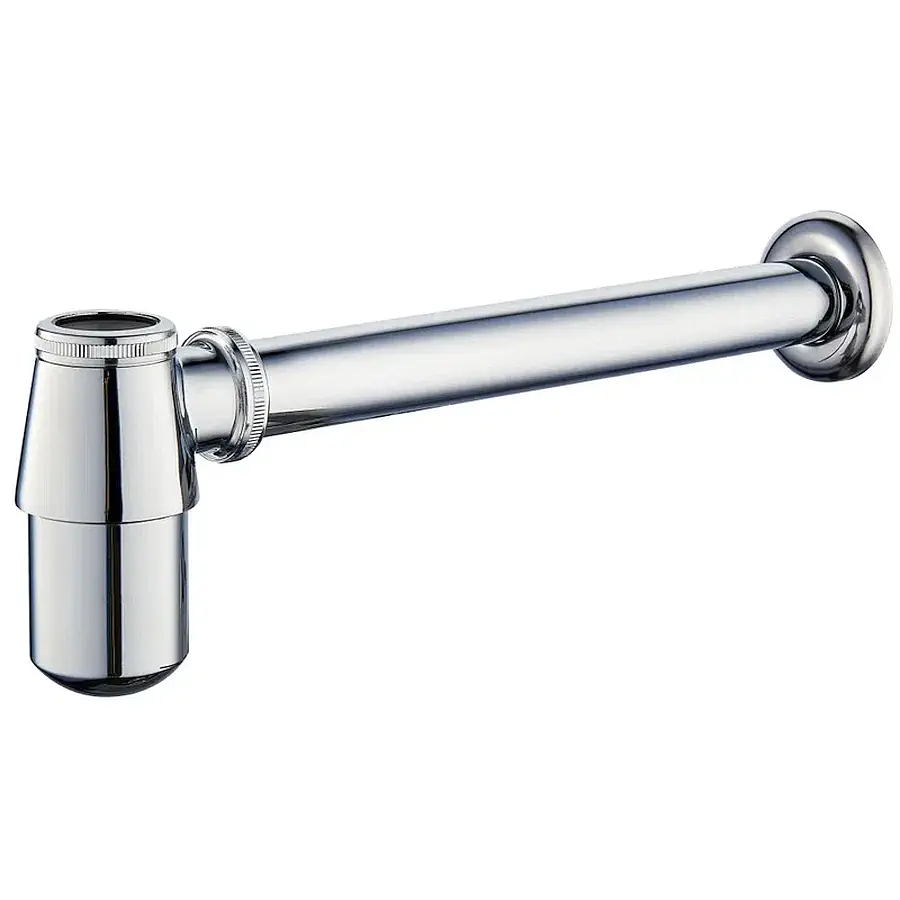 Сифон для раковины Rose RS21 хром в 100Kran: Широкий выбор и доступные цены.