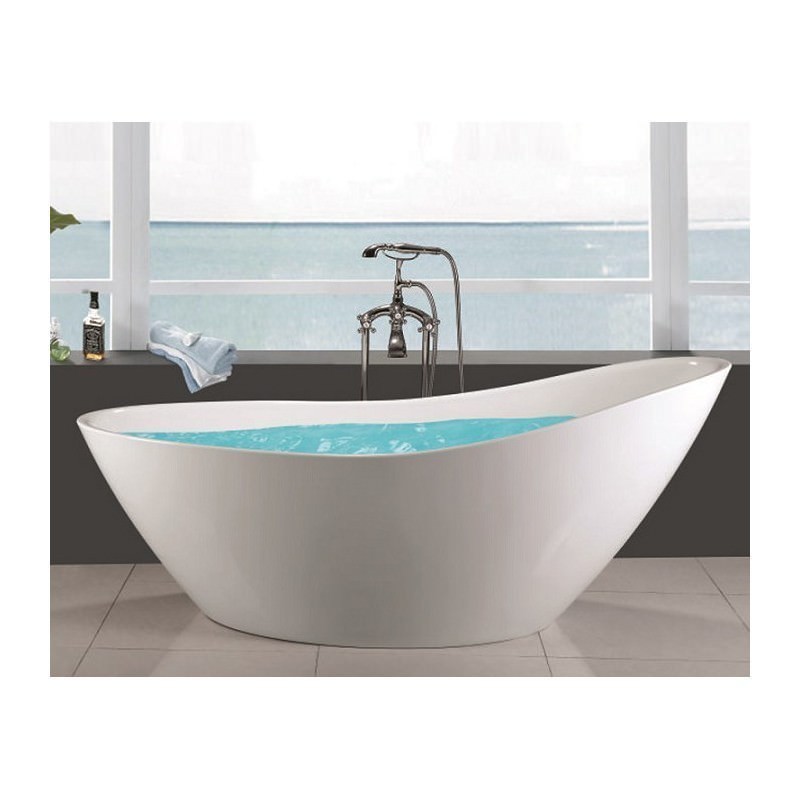 Ванна отдельностоящая акриловая ESBANO London white ESVALONDW 180x80 белая в 100Kran: Широкий выбор и доступные цены.