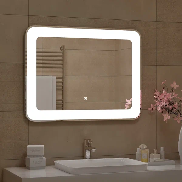 Зеркало с подсветкой "Velvette Led" 800x600 . 100Kran: Широкий выбор и доступные цены.