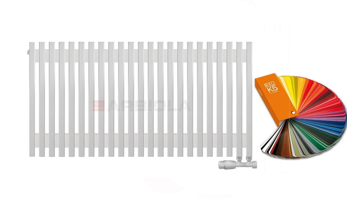 Вертикальный радиатор с нижним подключением Arbiola Compact V 102052 113 х 60 см ral classic от интернет-магазина сантехники 100Kran!