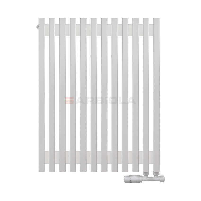 Вертикальный радиатор с нижним подключением Arbiola Compact V 90317 58 х 70 см белый матовый ral 9016 от интернет-магазина сантехники 100Kran!