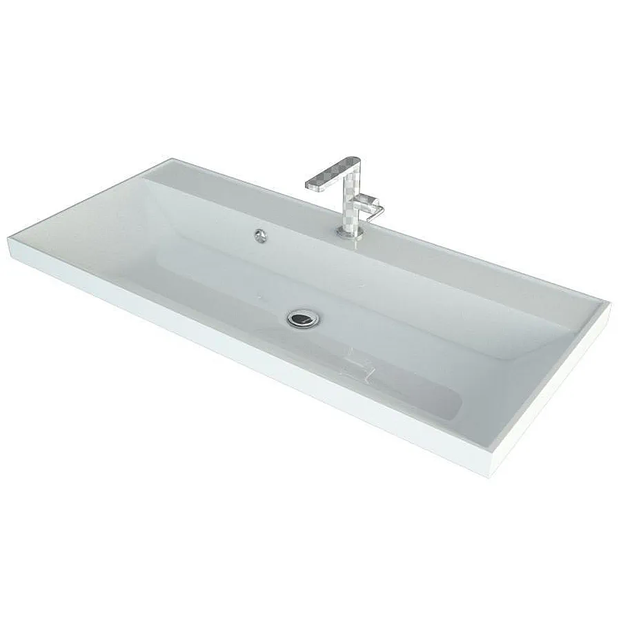 Раковина мебельная Style line ASTI 100 см СС-00002464 белая в 100Kran: Широкий выбор и доступные цены.