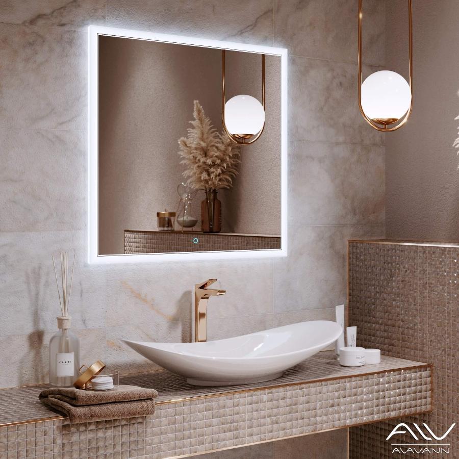 Зеркало с подсветкой Alavann Emma 80 см ALV0065001 100Kran: Широкий выбор и доступные цены.