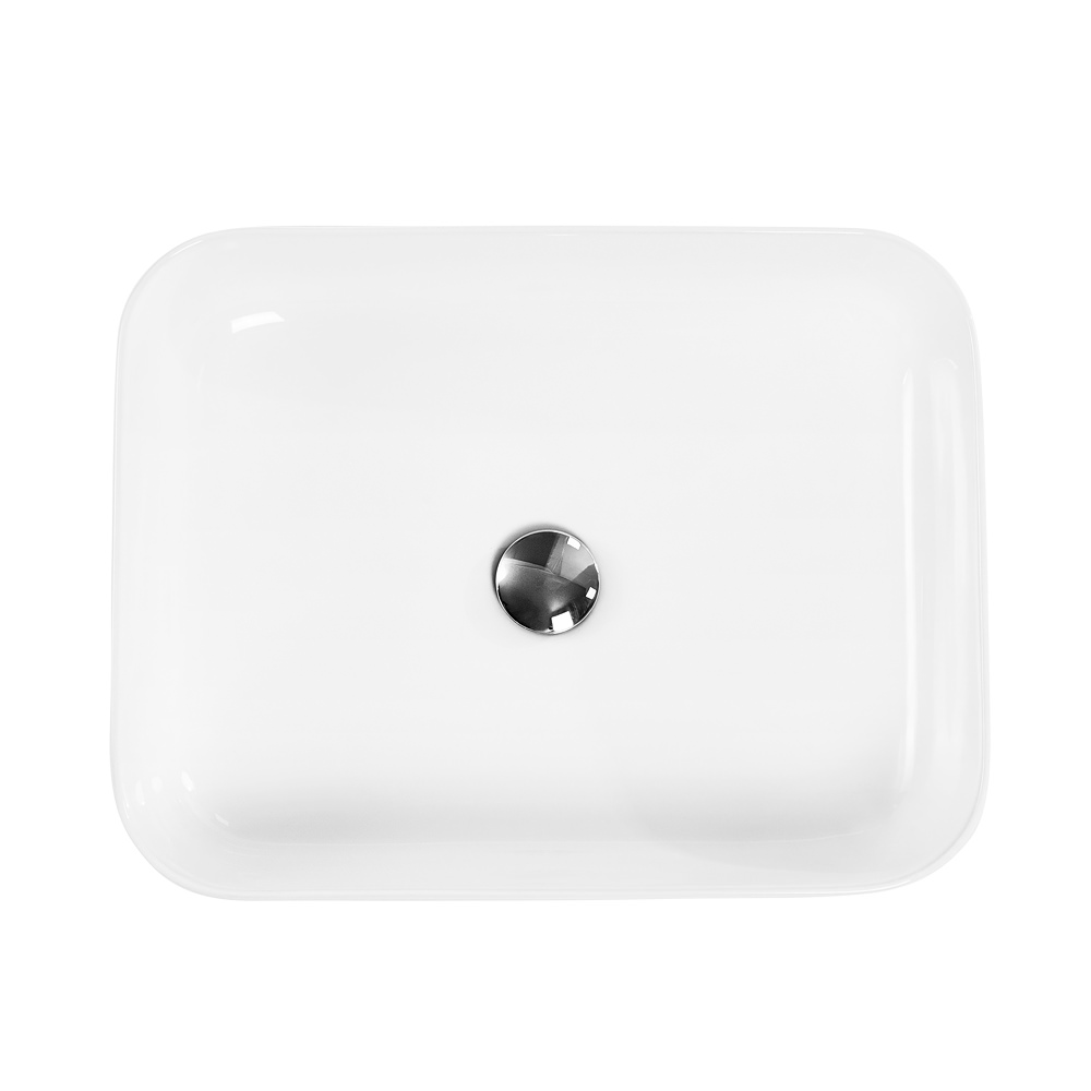 Накладная раковина BelBagno BB1304 39,5  см белая глянцевая в 100Kran: Широкий выбор и доступные цены.