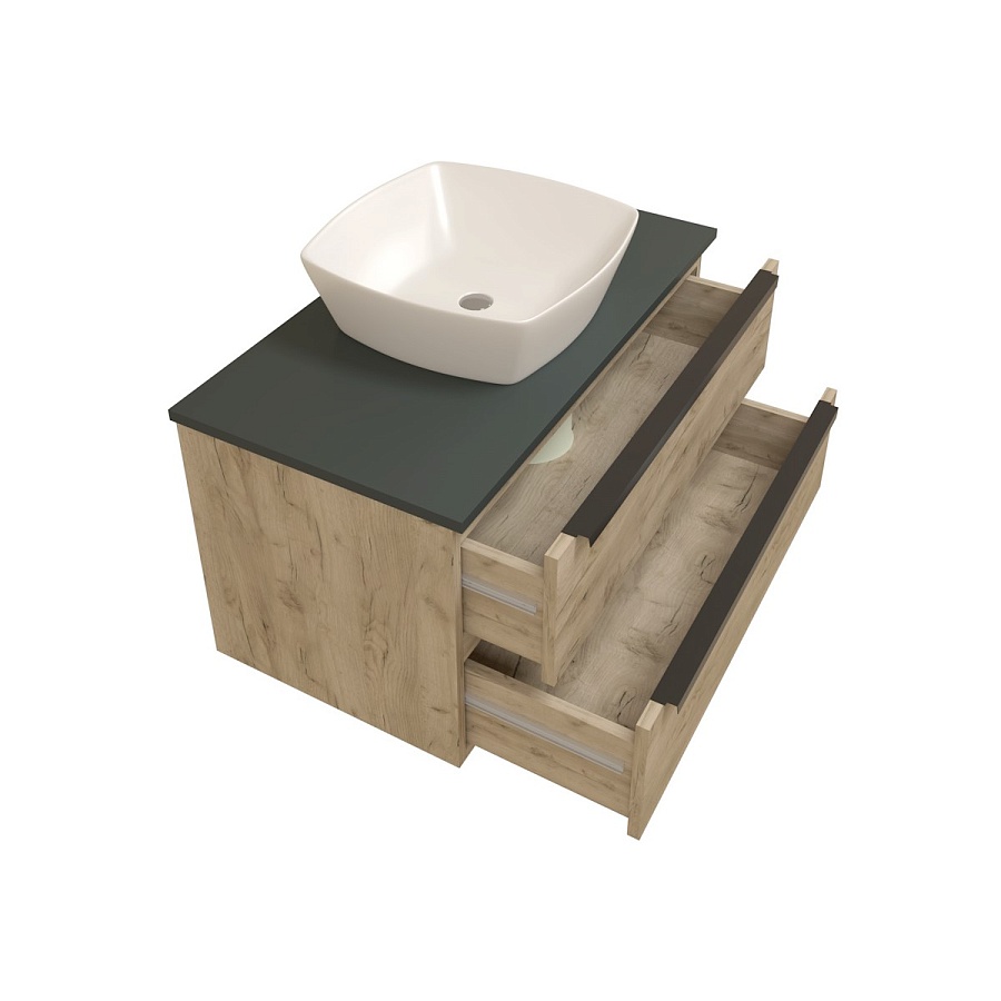 Раковина накладная Maretti Katrina KA13NS61-844 43 см белая в 100Kran: Широкий выбор и доступные цены.