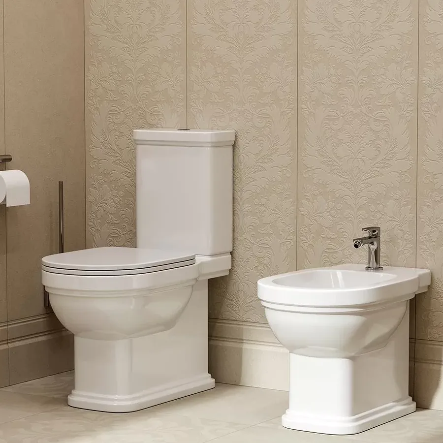Биде напольное Kerama Marazzi POMPEI PO.bidet.01 белое в 100Kran: Широкий выбор и доступные цены.
