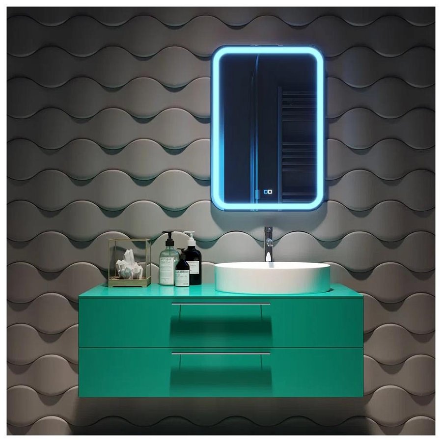 Зеркало с подсветкой Silver Mirrors Malta-RGB 55 х 80 см LED-00002511 разноцветное 100Kran: Широкий выбор и доступные цены.