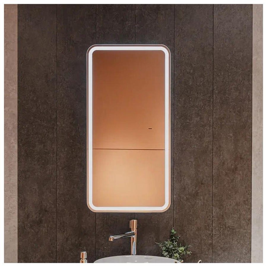 Зеркальный шкаф с подсветкой Silver Mirrors Фиджи Flip 40 х 80 см  LED-00003049 ИК бесконтактный сенсор создать уют и комфорт, это просто!