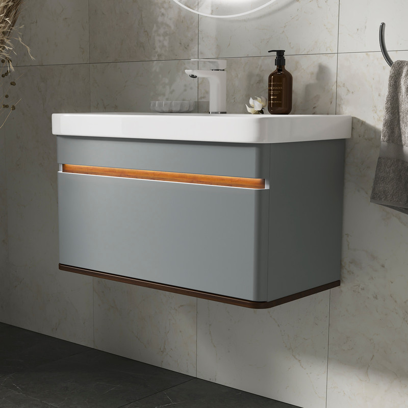 Тумба под раковину подвесная EQUIL Элеганте 80.1Я/Elegante 80.1Y tpELGNT80.1Y (9595)-24.26 мэйджик/Дуб голиано в 100Kran: Широкий выбор и доступные цены.
