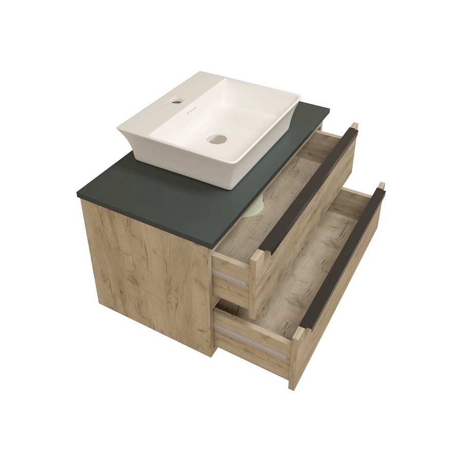 Раковина накладная Maretti Sofia SF13NS80-844 48,5 см белая в 100Kran: Широкий выбор и доступные цены.