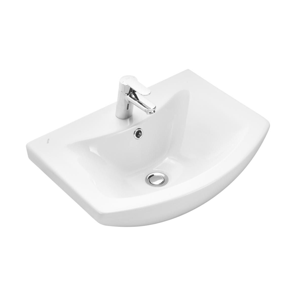 Раковина мебельная Santek Балтика 55 см белая 1WH501702 в 100Kran: Широкий выбор и доступные цены.