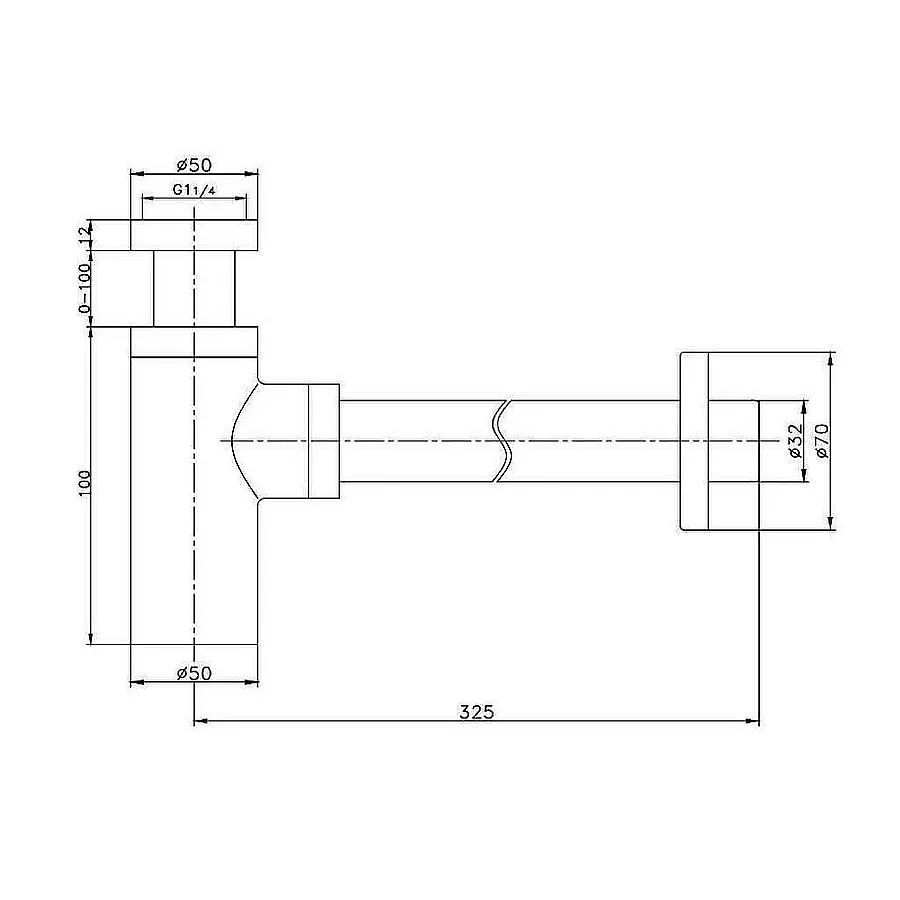 Сифон для раковины Maretti AC1869560 черный в 100Kran: Широкий выбор и доступные цены.