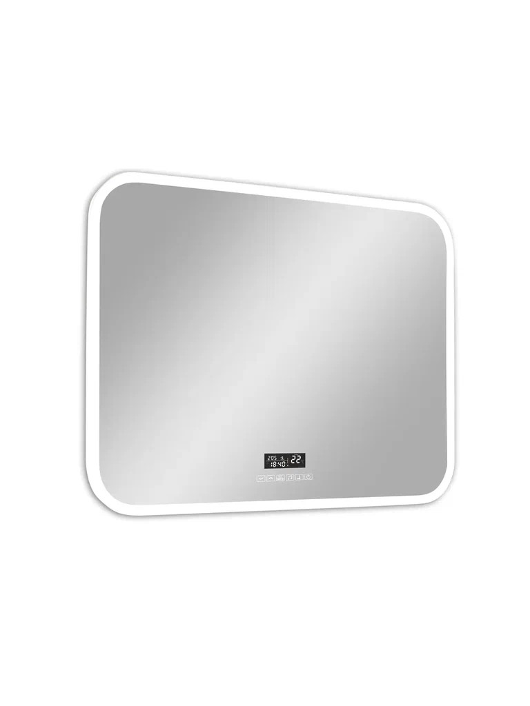 Зеркало с подсветкой "Demure LED" с многофункциональной панелью 800x600 ЗЛП184 100Kran: Широкий выбор и доступные цены.