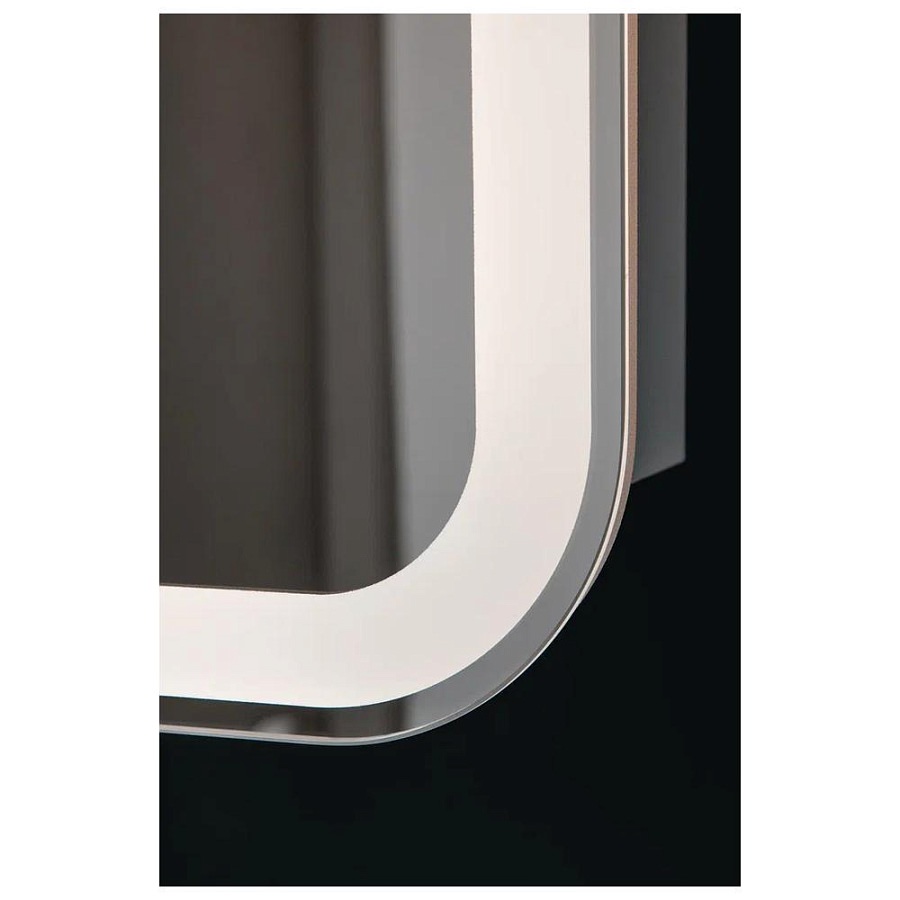 Зеркальный шкаф с подсветкой Silver Mirrors Фиджи 60 х 80 см  - 3.2 LED-00002859 левый часы, ТХ, подогрев, сенсорный выключатель создать уют и комфорт, это просто!