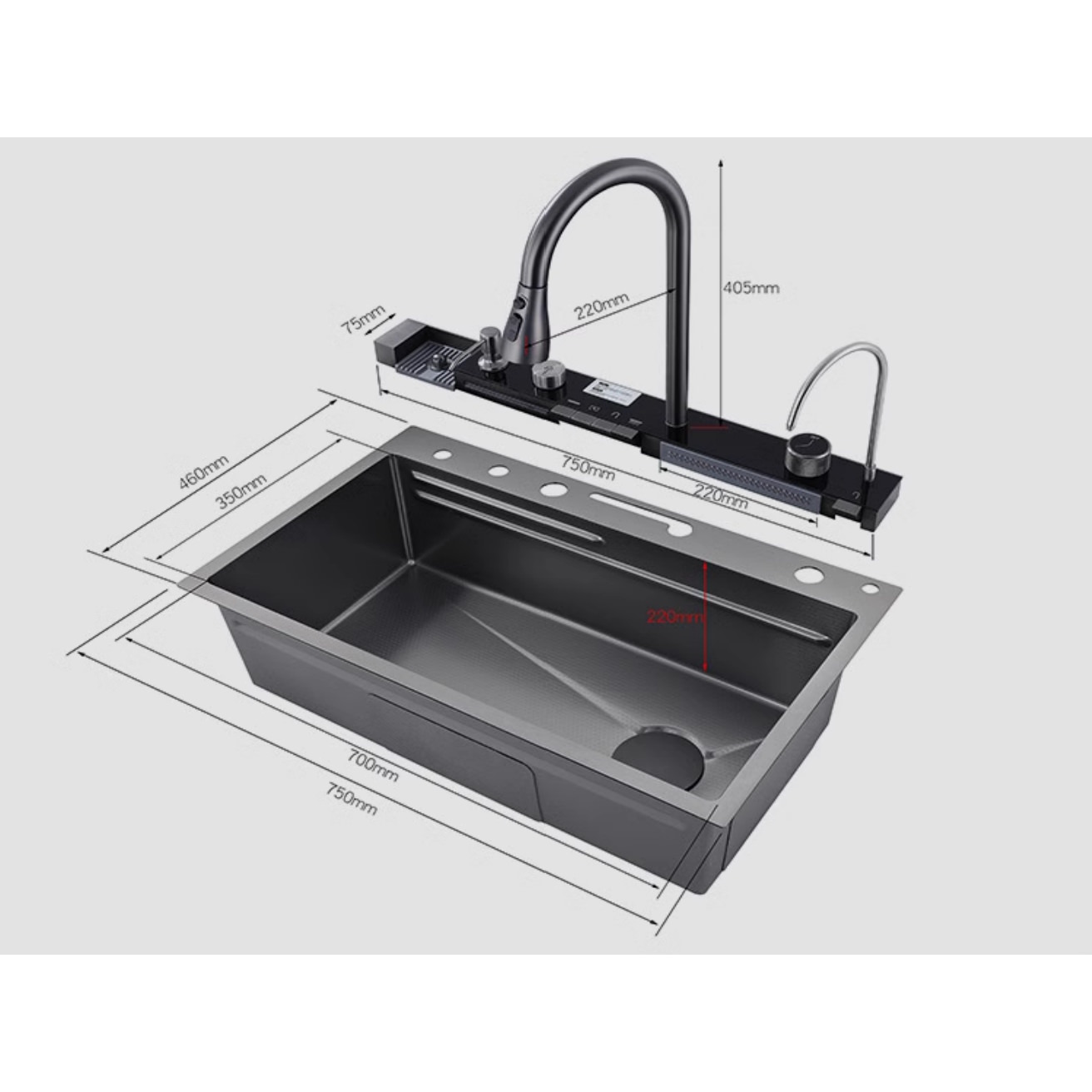 Многофункциональная кухонная мойка Savol S-SC001L сатин в 100Kran: Широкий выбор и доступные цены.