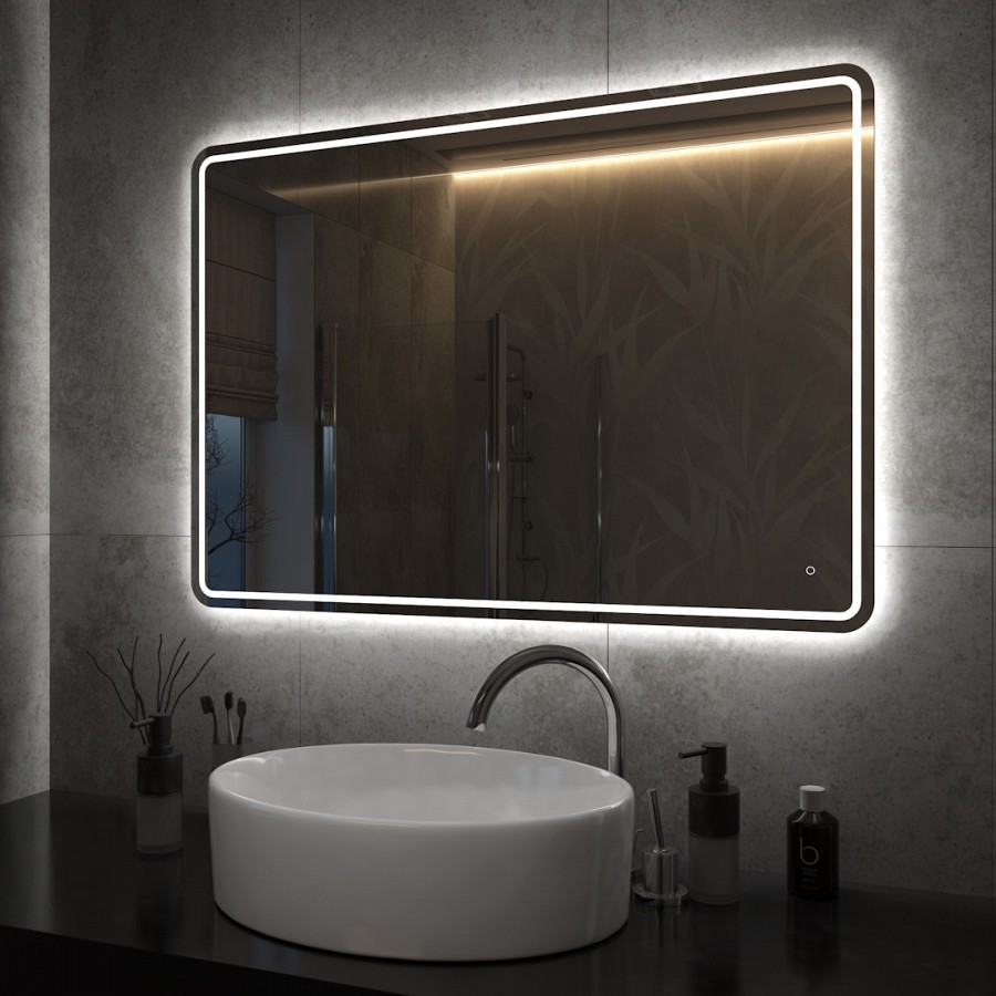 Зеркало с подсветкой Maretti Florenza FL1410070P34EL 100x70 см 100Kran: Широкий выбор и доступные цены.