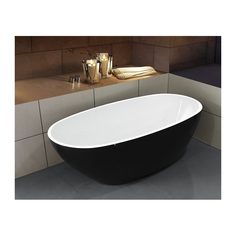 Ванна отдельностоящая акриловая ESBANO Sophia black ESVASOPHB 170x85 черная в 100Kran: Широкий выбор и доступные цены.