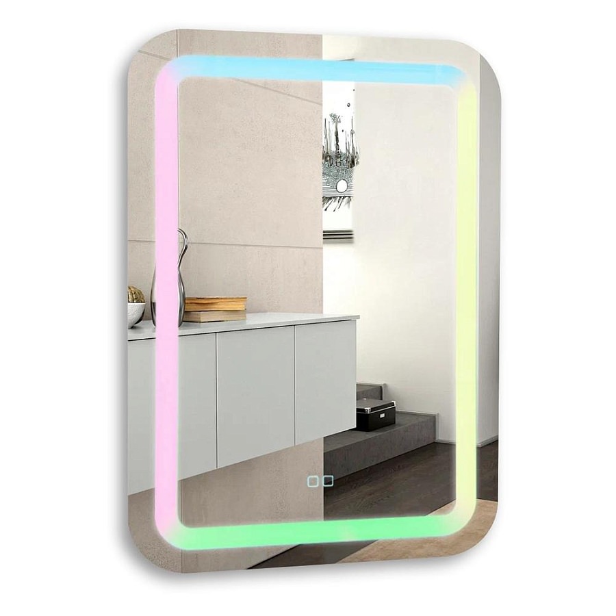 Зеркало с подсветкой Silver Mirrors Malta-RGB 55 х 80 см LED-00002511 разноцветное 100Kran: Широкий выбор и доступные цены.