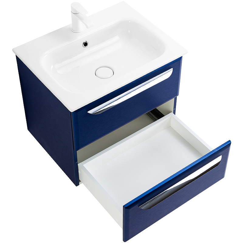 Тумба с раковиной подвесная CEZARES 60 см ECO-CER-600-2C-SO-SPF-P Sapfiro в 100Kran: Широкий выбор и доступные цены.