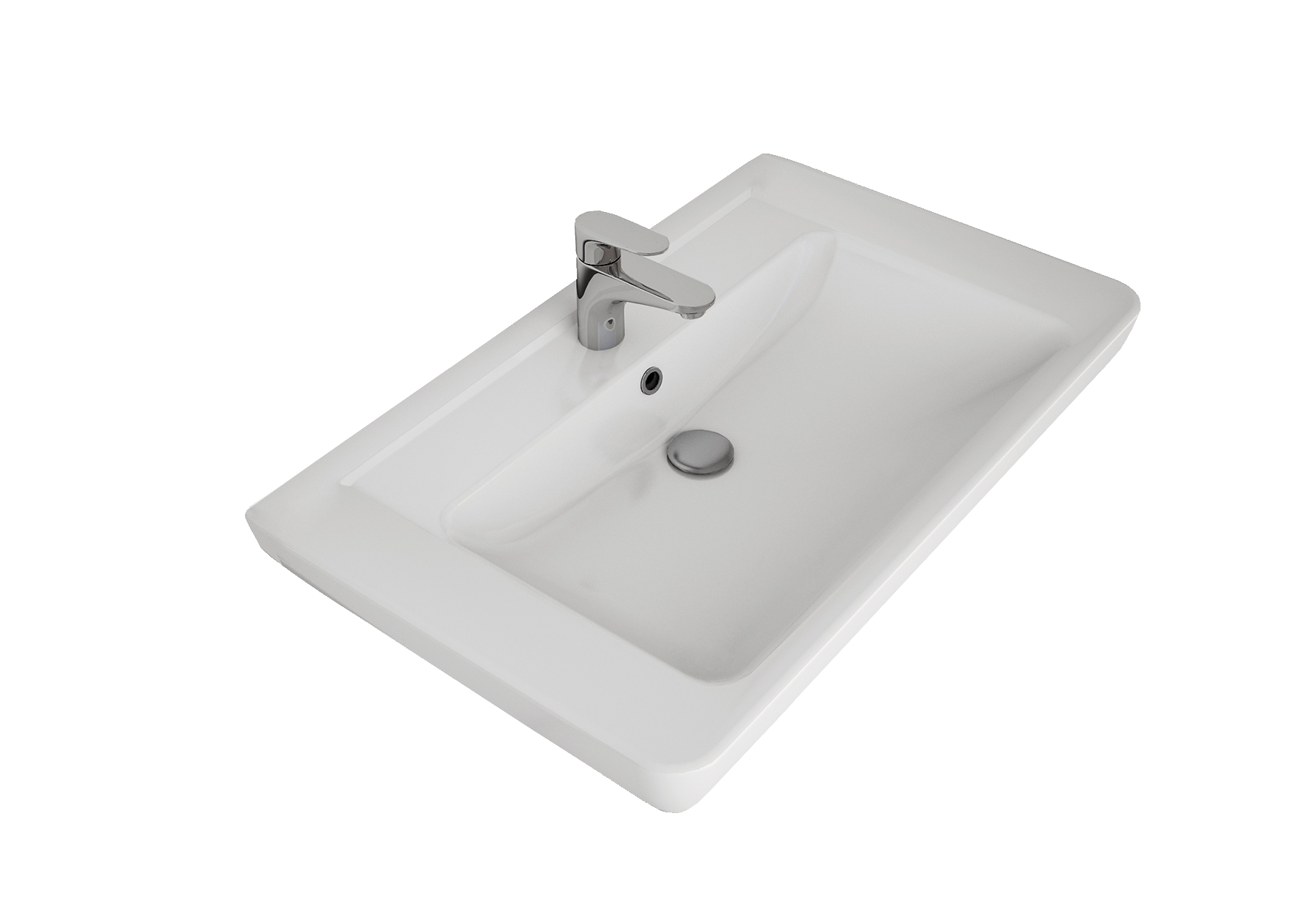 Мебельная раковина  Dreja Q 80 см  белый 192185 в 100Kran: Широкий выбор и доступные цены.