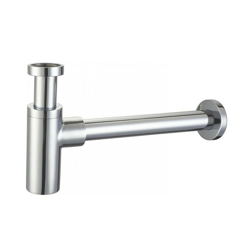 Сифон для раковины Haiba HB80-1 хром в 100Kran: Широкий выбор и доступные цены.