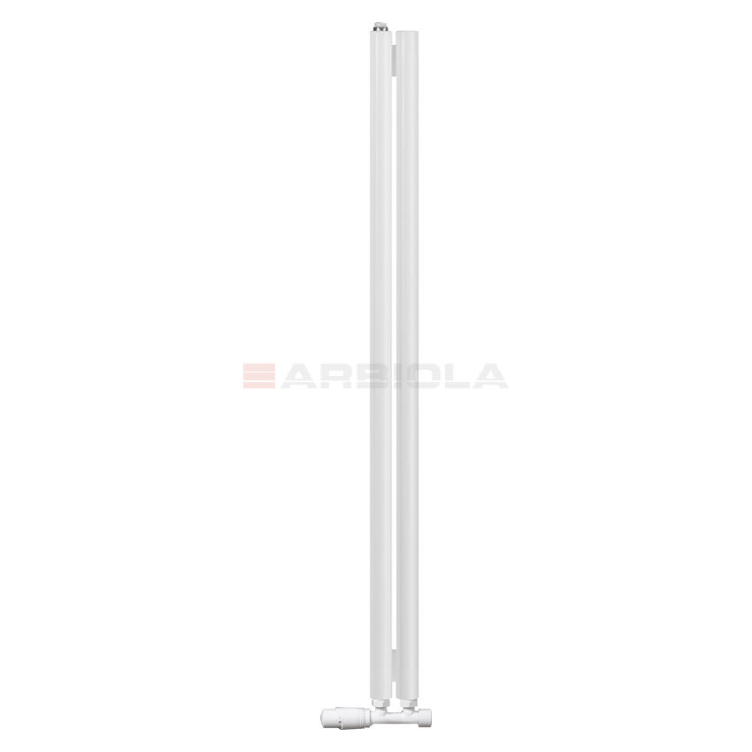Вертикальный радиатор с нижним подключением Arbiola Iris V 108897 9,2 х 125 см белый матовый ral 9016 от интернет-магазина сантехники 100Kran!