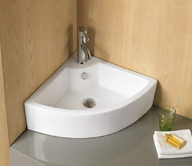 Раковина угловая CeramaLux 9067B 33 см белая в 100Kran: Широкий выбор и доступные цены.