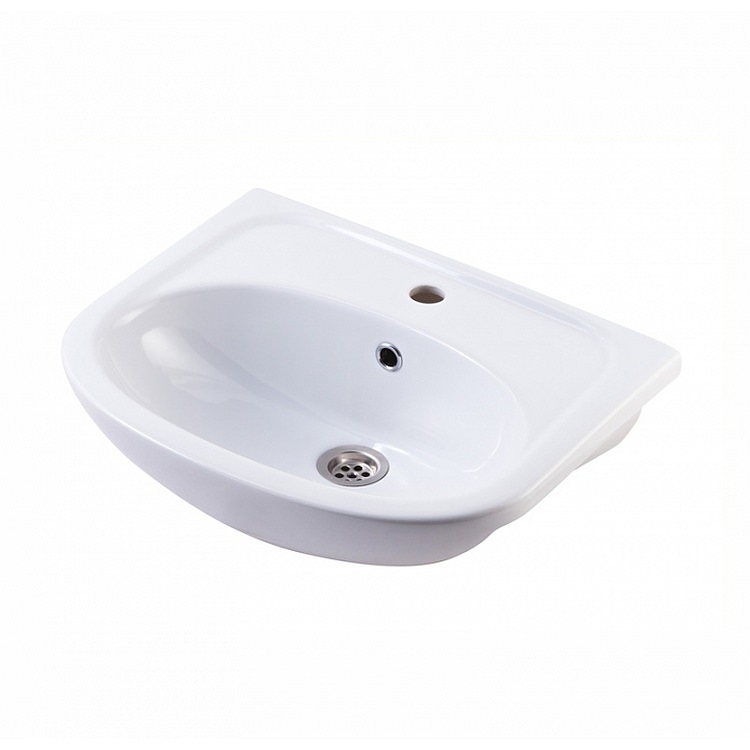 Раковина мебельная ROSA Уют 50 см 659 белая в 100Kran: Широкий выбор и доступные цены.