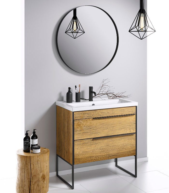 Тумба под раковину Aqwella Fargo 80 FRG0108DB подвесная дуб балтийский в 100Kran: Широкий выбор и доступные цены.