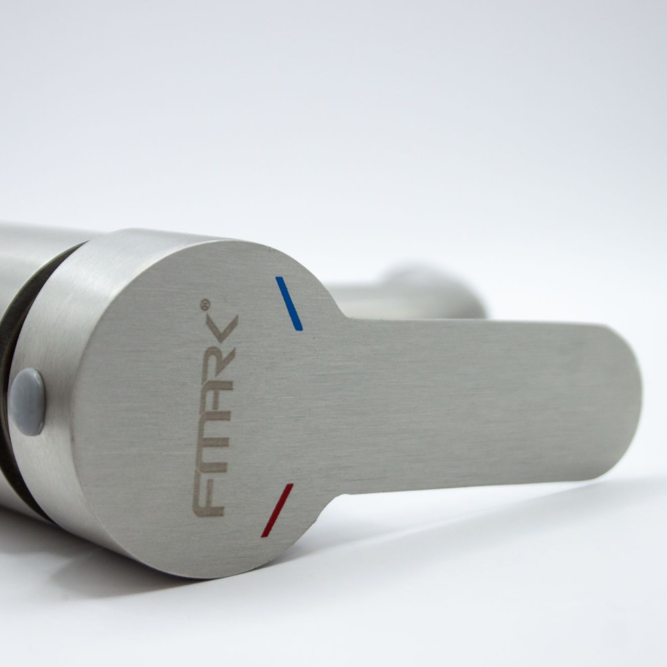 Смеситель для раковины Fmark FS8201 сатин в 100Kran: Широкий выбор и доступные цены.