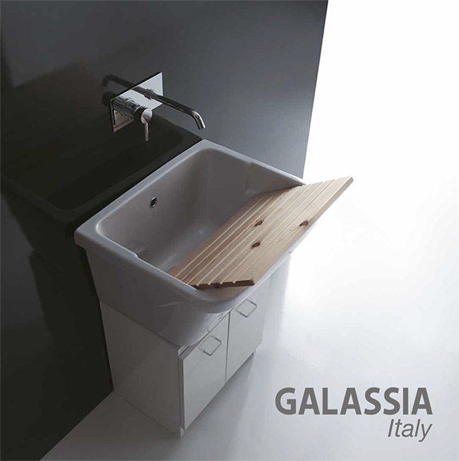 Раковина для прачечной GALASSIA ISIDE 67 2001 белая в 100Kran: Широкий выбор и доступные цены.