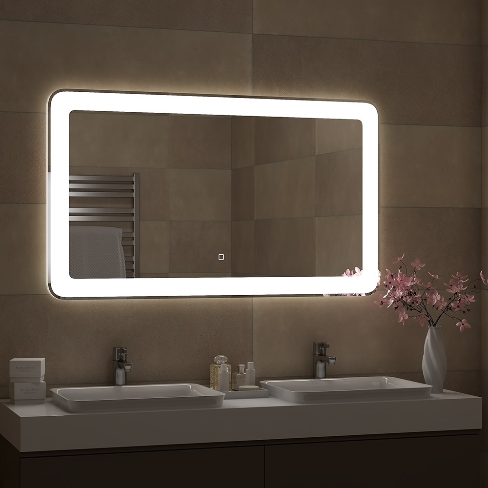 Зеркало с подсветкой"Velvette Led" 1200x700 100Kran: Широкий выбор и доступные цены.