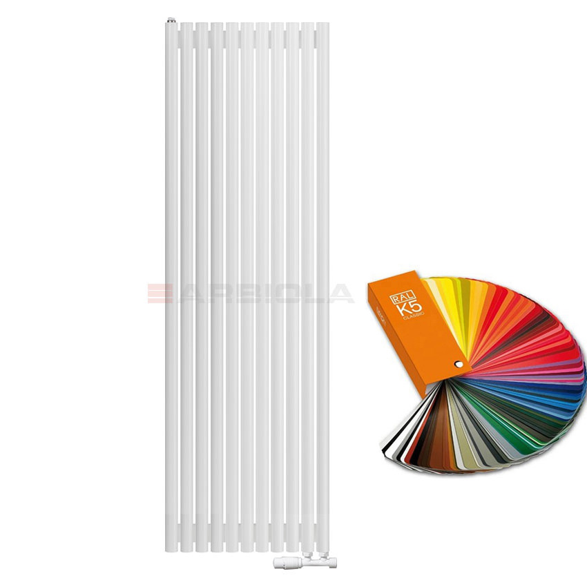 Вертикальный радиатор с нижним подключением Arbiola Iris V 109449 54,2 х 175 см ral classic от интернет-магазина сантехники 100Kran!