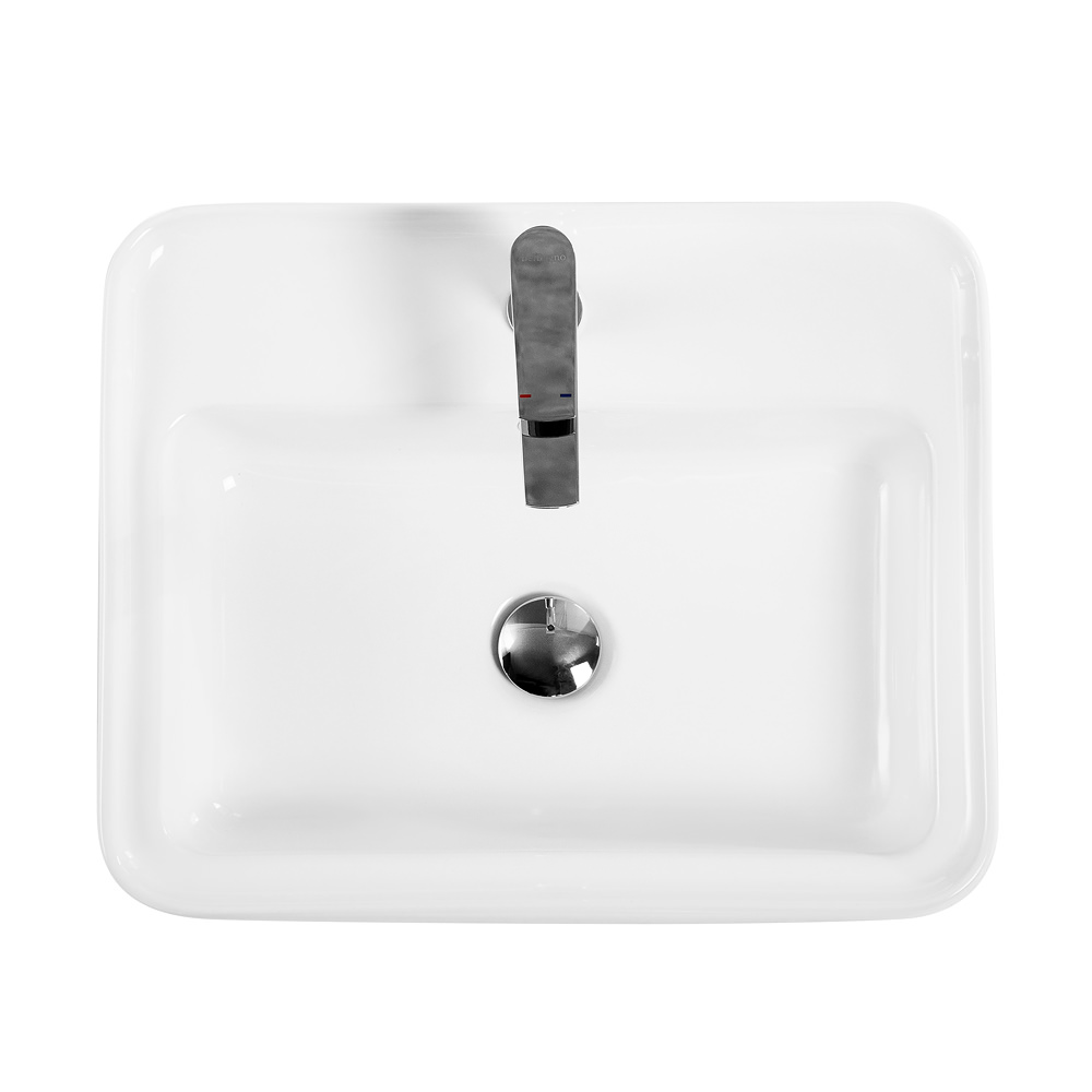 Накладная раковина BelBagno BB1367 42  см белая глянцевая в 100Kran: Широкий выбор и доступные цены.
