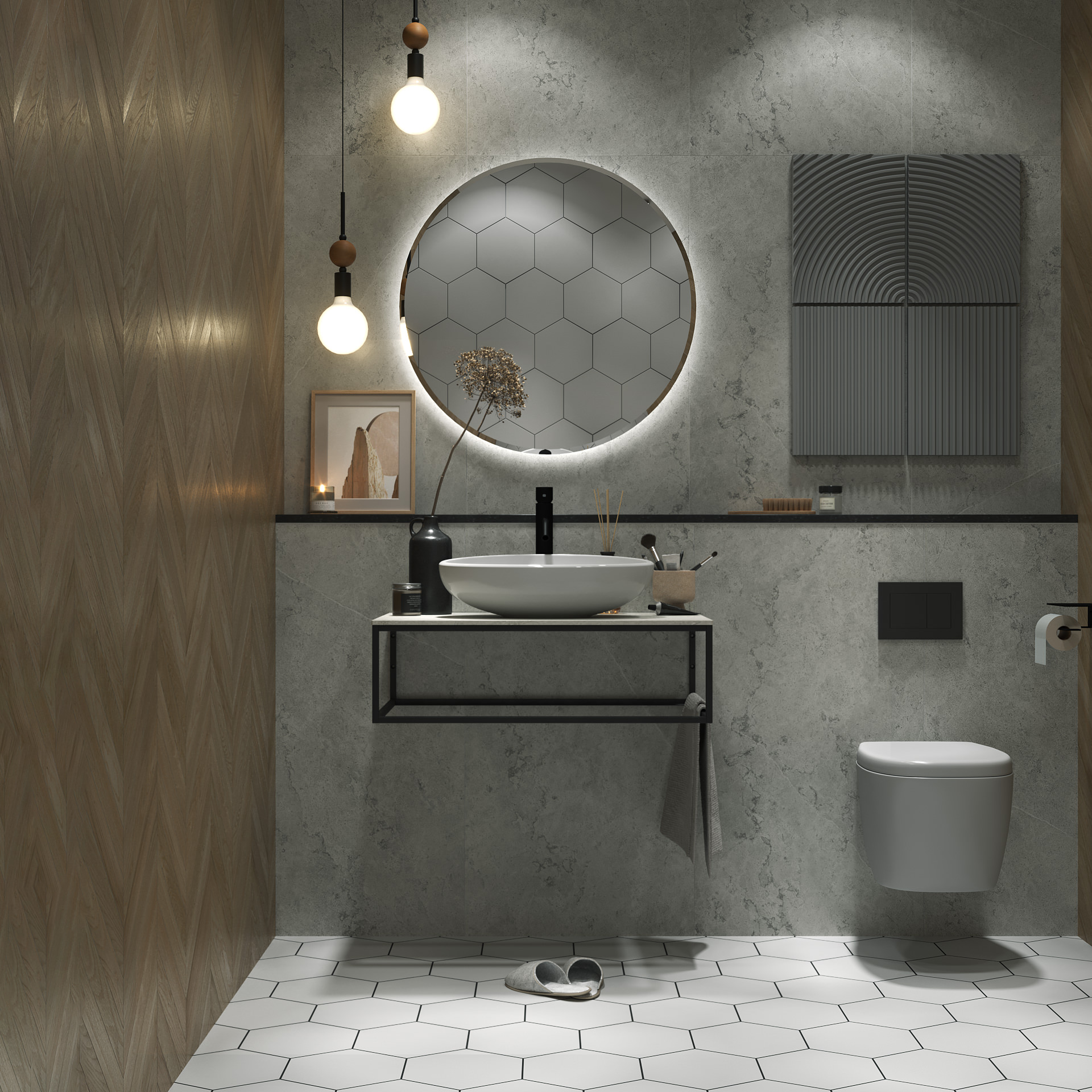 Столешница из керамогранита 1Marka LOFT  80 светло-серый МА01 Nat Ц0000008735 в 100Kran: Широкий выбор и доступные цены.