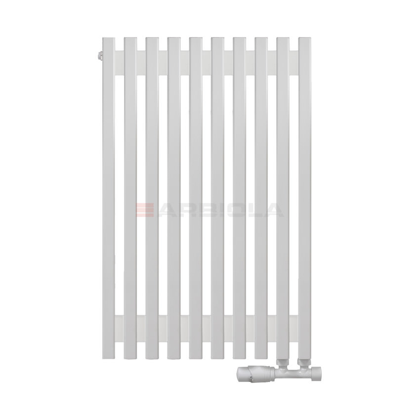 Вертикальный радиатор с нижним подключением Arbiola Compact V 90279 48 х 75 см белый матовый ral 9016 от интернет-магазина сантехники 100Kran!