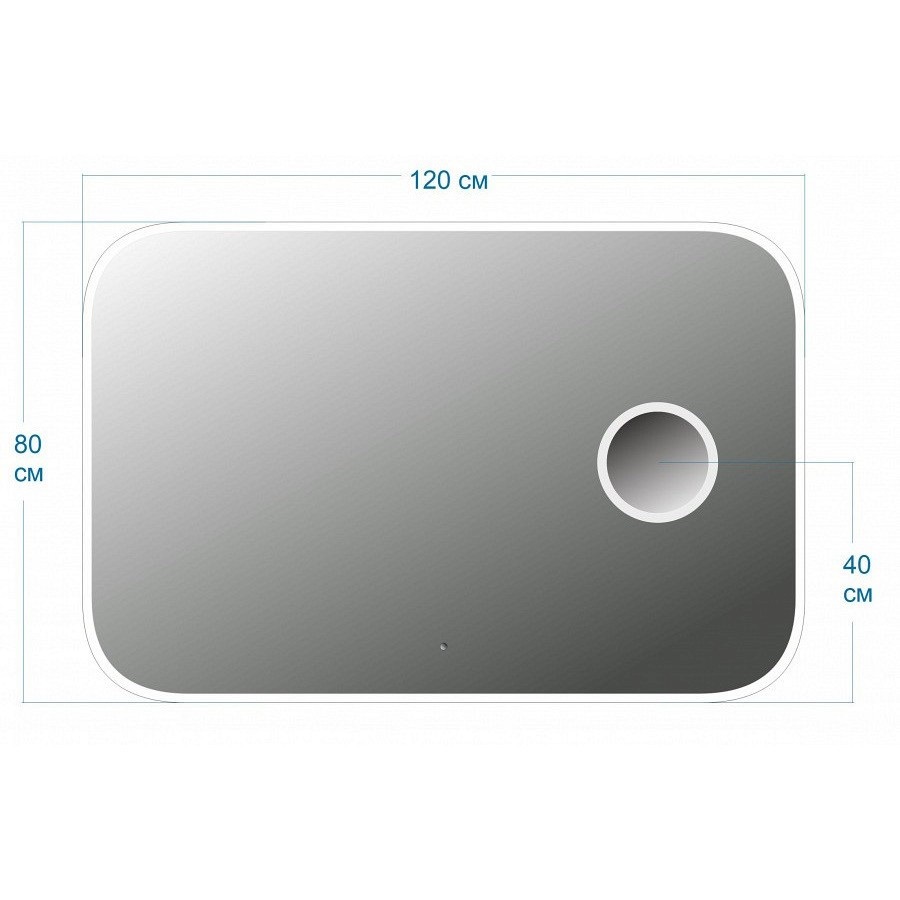 Зеркало с подсветкой Maretti Florenza FL1412080P19EL 120x80 см 100Kran: Широкий выбор и доступные цены.