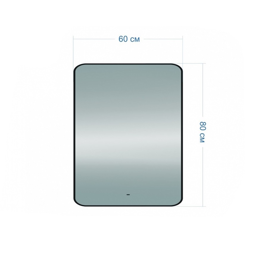 Зеркало с подсветкой Maretti Florenza FL146080P14EL 60x80 см черный 100Kran: Широкий выбор и доступные цены.