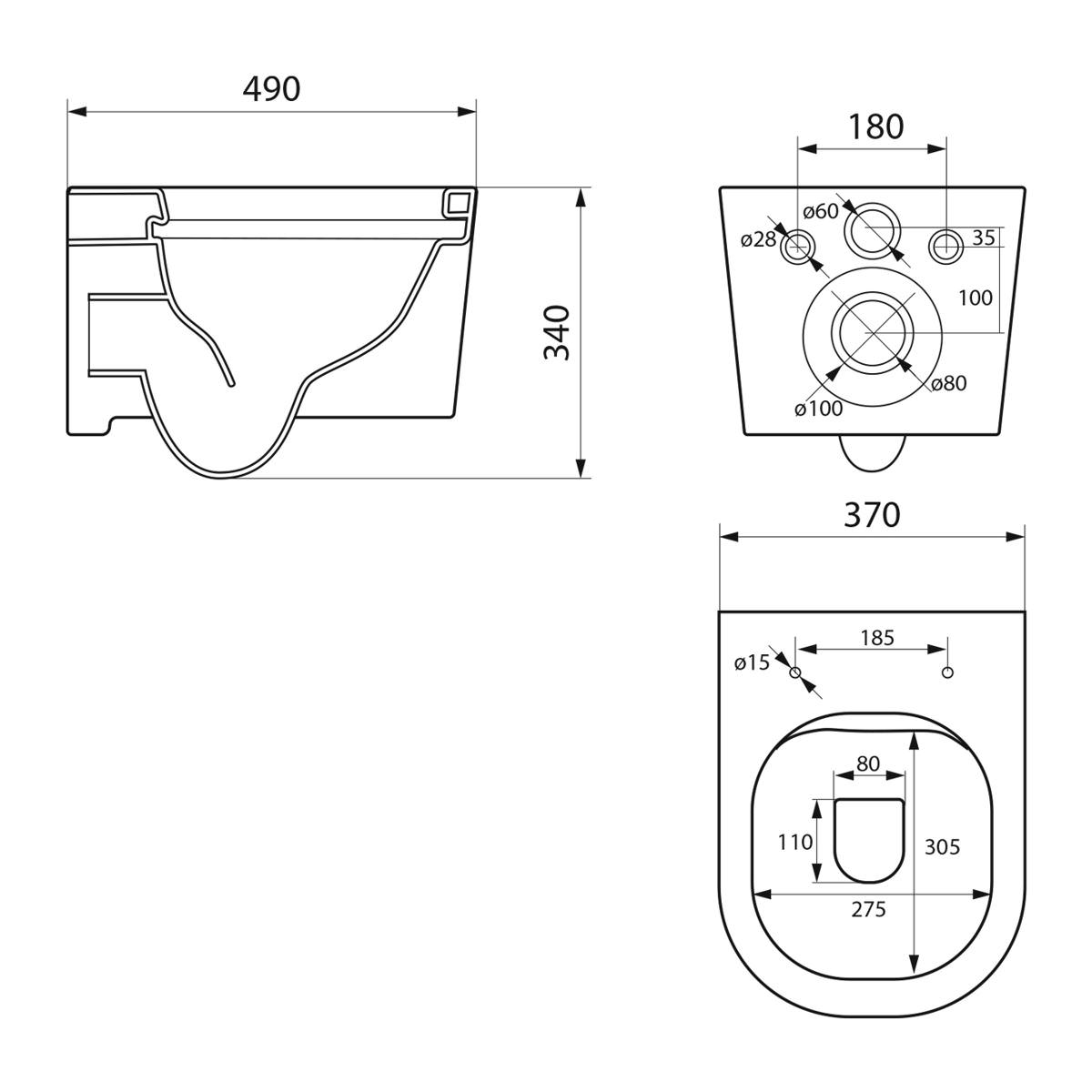 Сет 3 в 1  879235pKA02+PN41701: инсталляция OLI 120 ECO Sanitarblock pneumatic + панель KARISMA хром + унитаз Point Веста белый в 100Kran: Широкий выбор и доступные цены.
