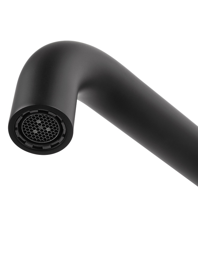 Смеситель для раковины Wonzon & Woghand STICK WW-88869017-MB черный матовый в 100Kran: Широкий выбор и доступные цены.