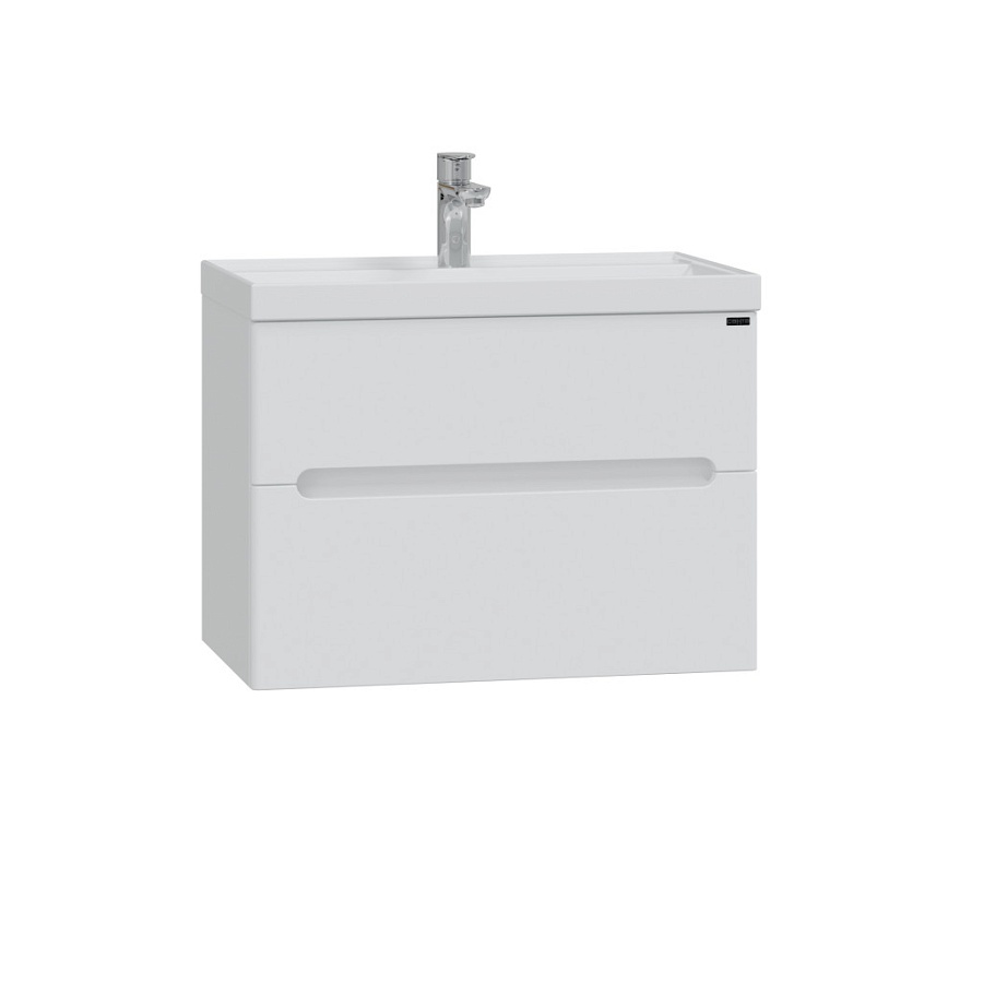 Тумба под раковину подвесная СаНта Лондон 70 см 224003л белая в 100Kran: Широкий выбор и доступные цены.