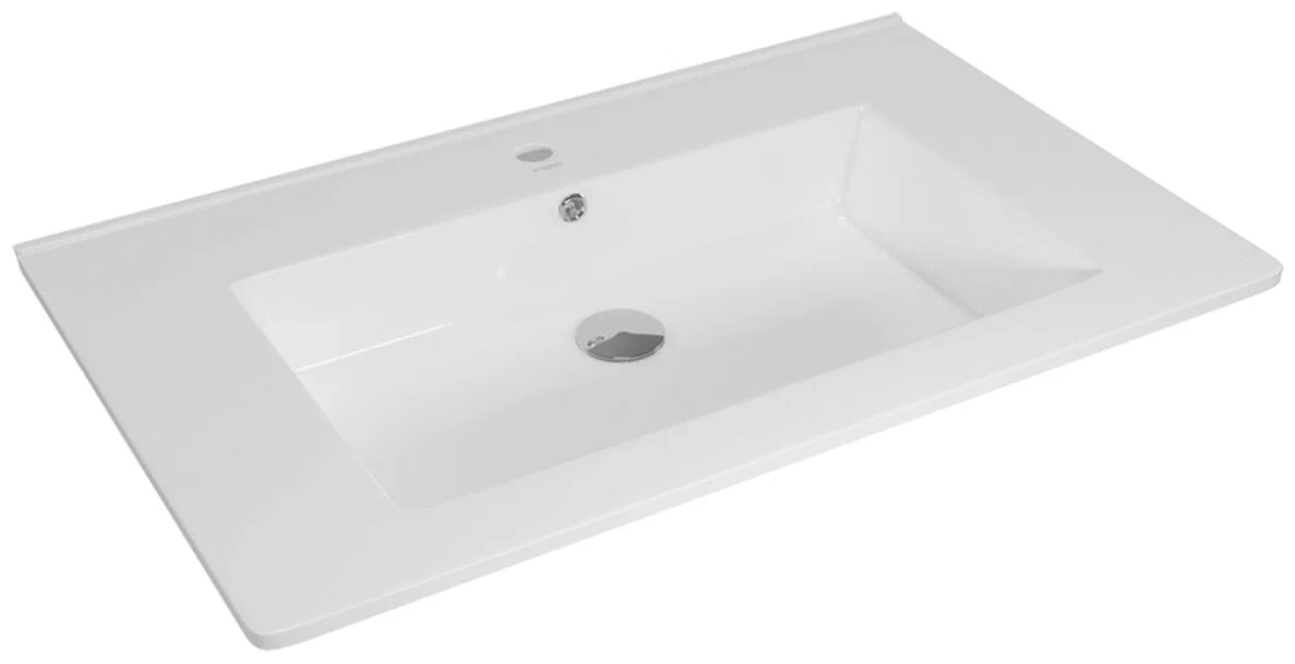 Раковина мебельная Kirovit Оскар 75 белая в 100Kran: Широкий выбор и доступные цены.