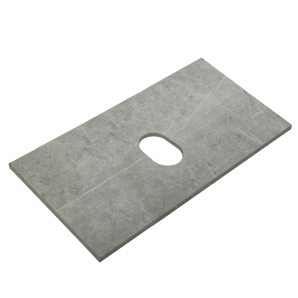 Столешница из керамогранита BelBagno 100 см KEP-80-MGL-W0 Marmo Grigio Lucido в 100Kran: Широкий выбор и доступные цены.