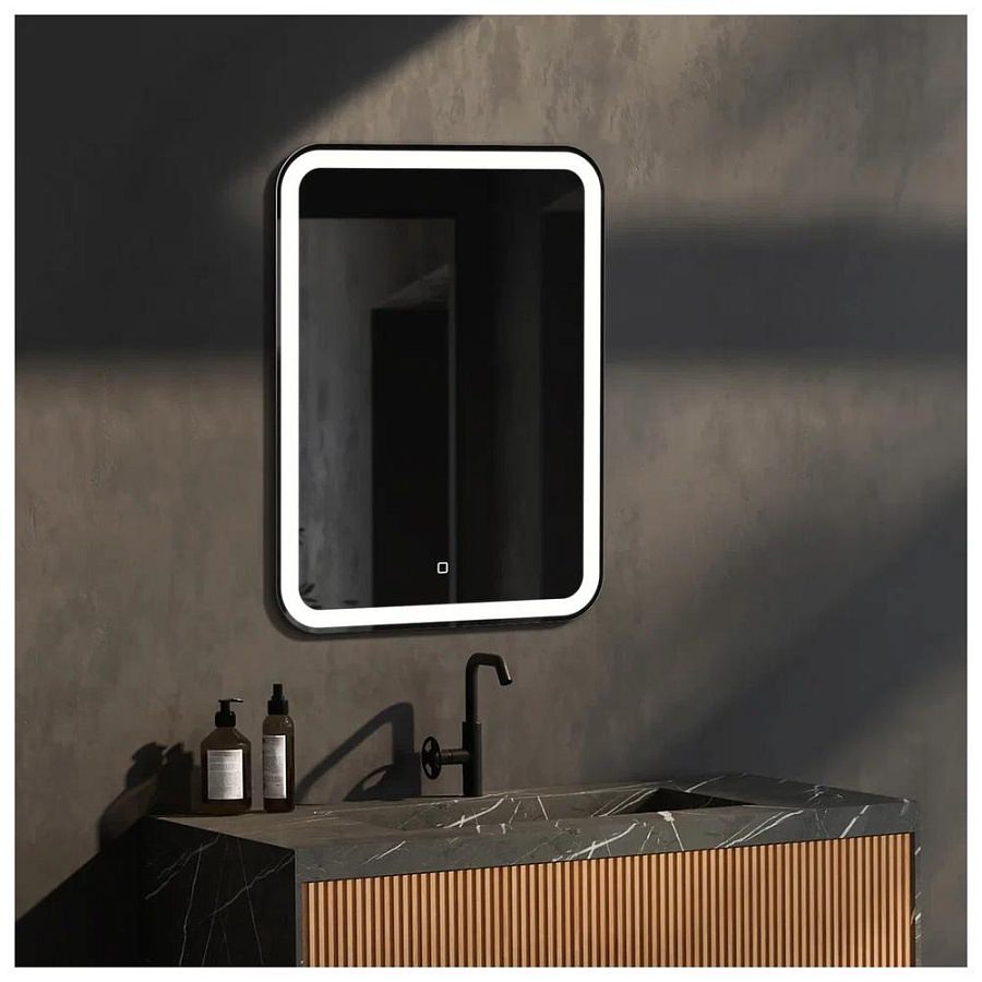 Зеркало с подсветкой Silver Mirrors Malta-Lite 60 х 80 см LED-00002663 100Kran: Широкий выбор и доступные цены.