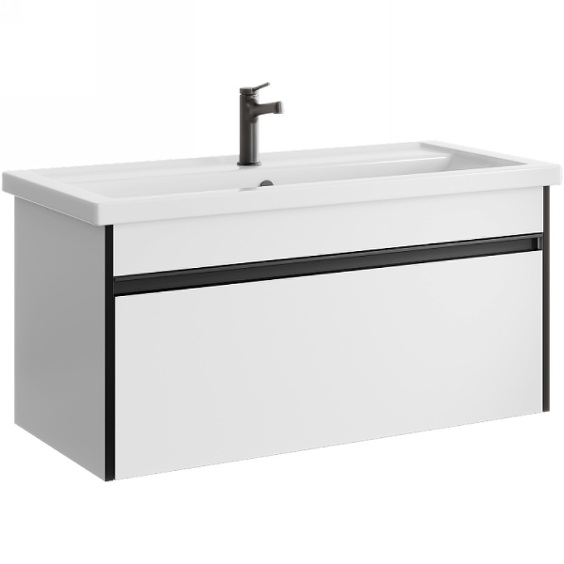 Тумба под раковину AQWELLA Urban 100 URB0110W подвесная белая в 100Kran: Широкий выбор и доступные цены.