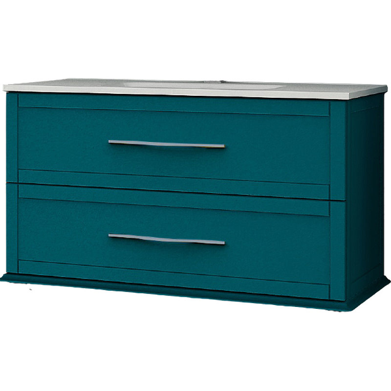 Тумба с раковиной подвесная CEZARES 100 см TIFFANY 54953 Blu Petrolio в 100Kran: Широкий выбор и доступные цены.