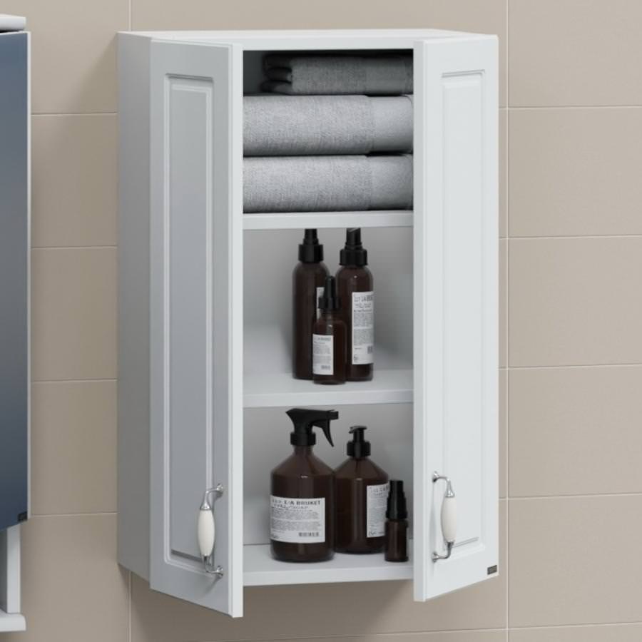 Шкаф подвесной САНТА "Верона 500*800" белый 710010в 100Kran: Широкий выбор и доступные цены.